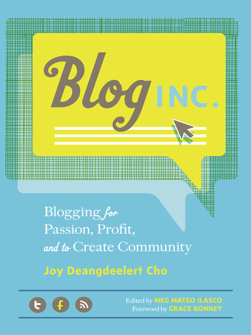 Title details for Blog, Inc. by Joy Deangdeelert Cho - Wait list